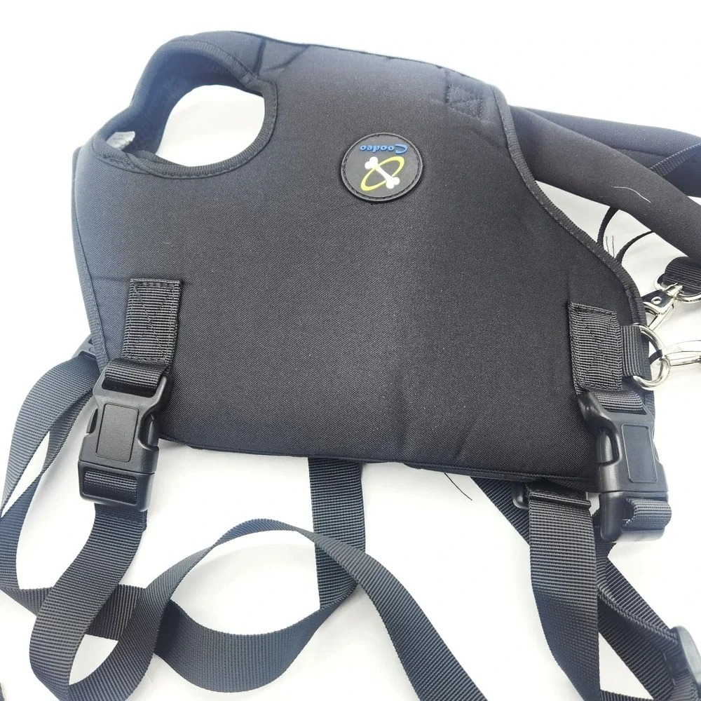 Coodeo Pet Support Harness XS Dog Sling Lift for Disabled Dogs Walking Aid Black